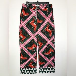 Anthropologie Corinne Lent Tiger Flannel Pajama Pants Size S